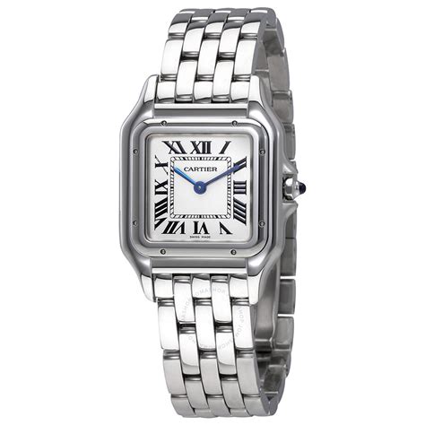 cartier watch silver womens|cheapest cartier watch women.